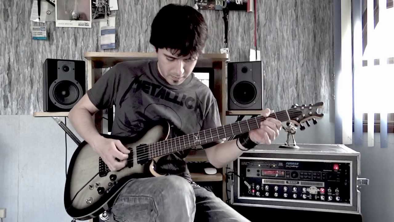 Kiko Loureiro - Escaping - Guitar performance by Cesar Huesca