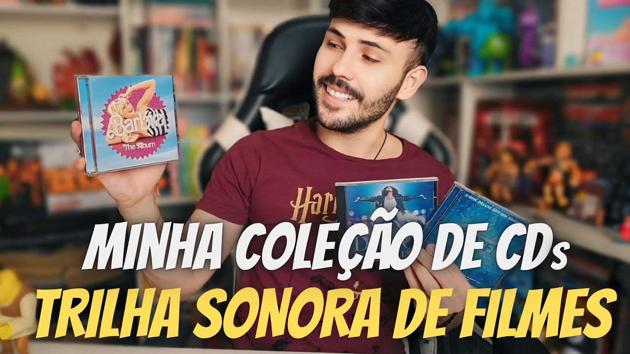 Coleção de CDs de trilhas sonoras de Filmes! #coleções #filmes #trilhasonora