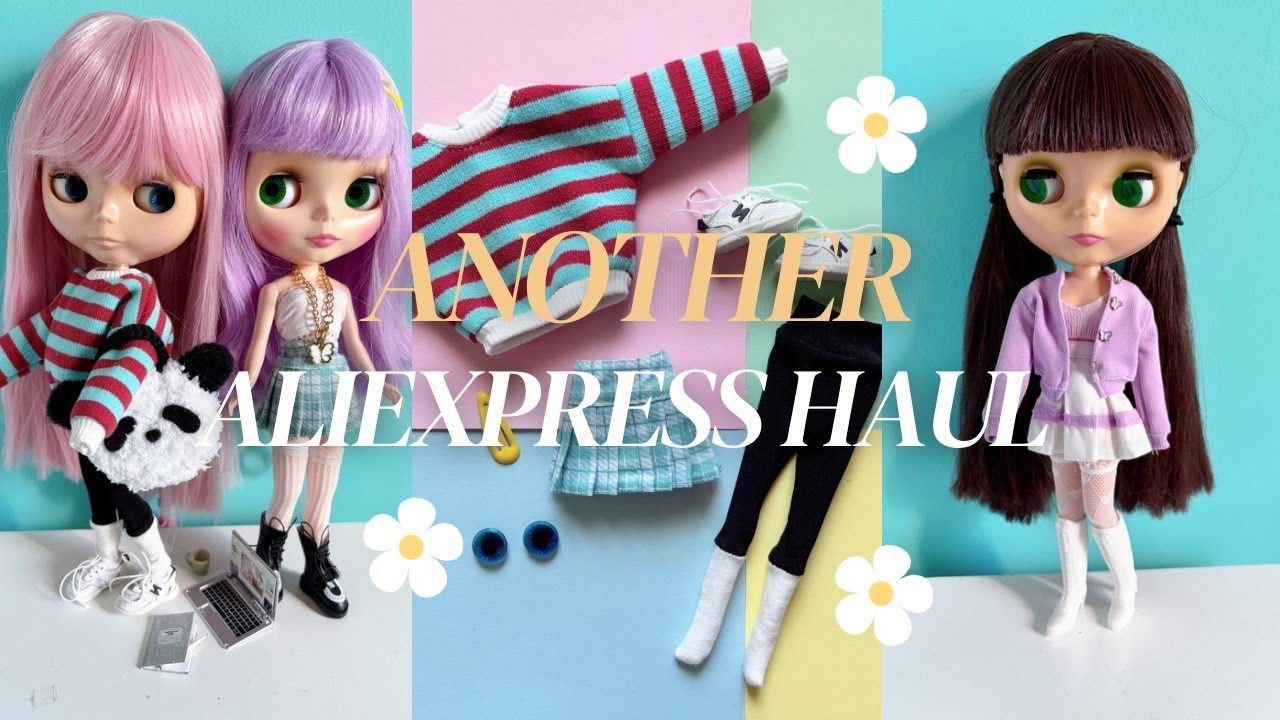 Another Aliexpress Haul & My First Factory Blythe! | ASMR Unboxing