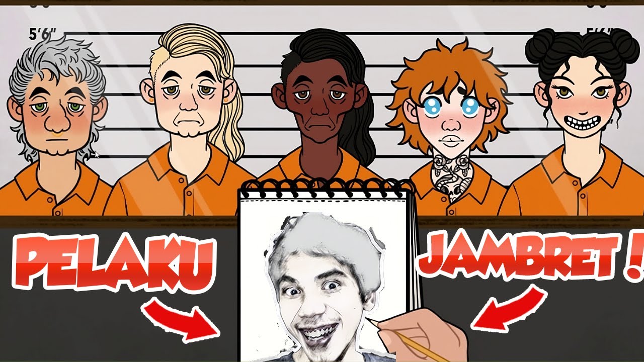 AKU JADI POLISI PENGGAMBAR SPECIAL MENANGKAP PELAKU KEJAHATAN !!!