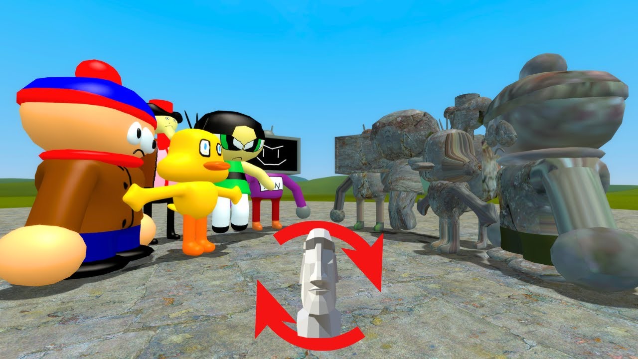 TURNING 3D SANIC CLONES MEMES INTO STATUE IN Garry's Mod