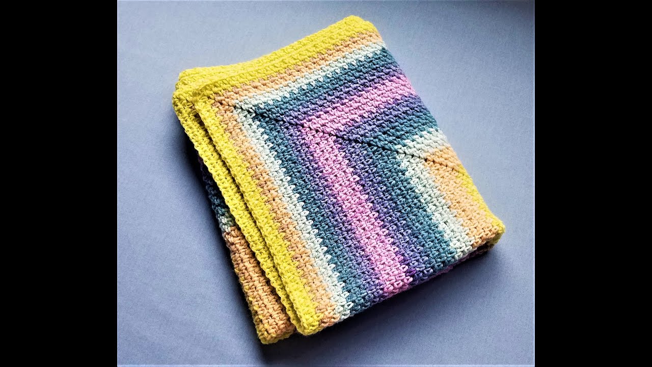 HOW TO CROCHET: Moss Stitch Rectangle by Cheryl Dee Floyd