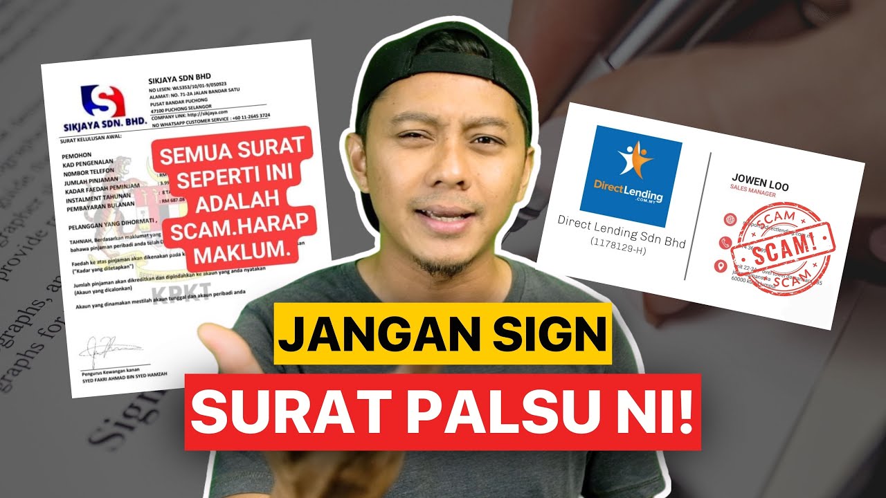 Contoh Surat Perjanjian Palsu Penipuan Pinjaman Wang