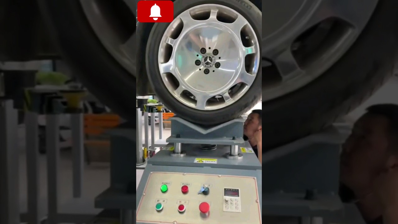 check your suspension with advanced equipment #youtubeshorts, #automobile #mechanic
