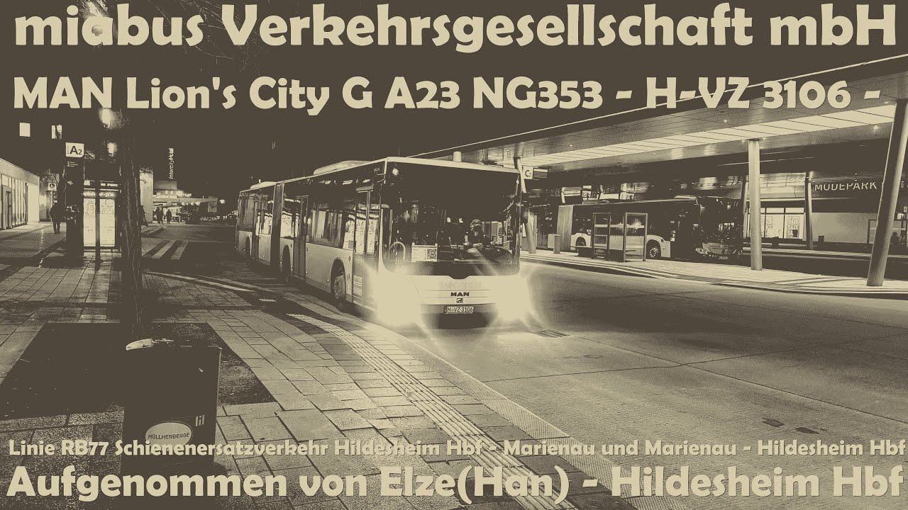 [Sound] miabus-Wagen 3106 [MAN Lion's City G A23 NG353] [2007] ZF Ecomat