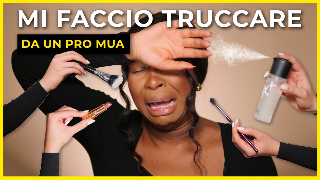 NON CI SONO PAROLE  ... Mi faccio truccare da una PRO MUA | Makeup Tutorial Pelle Scura