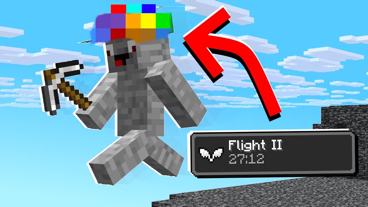 Dieses ITEM gibt mir /FLY in in Minecraft LUCKY BLOCK BEDWARS