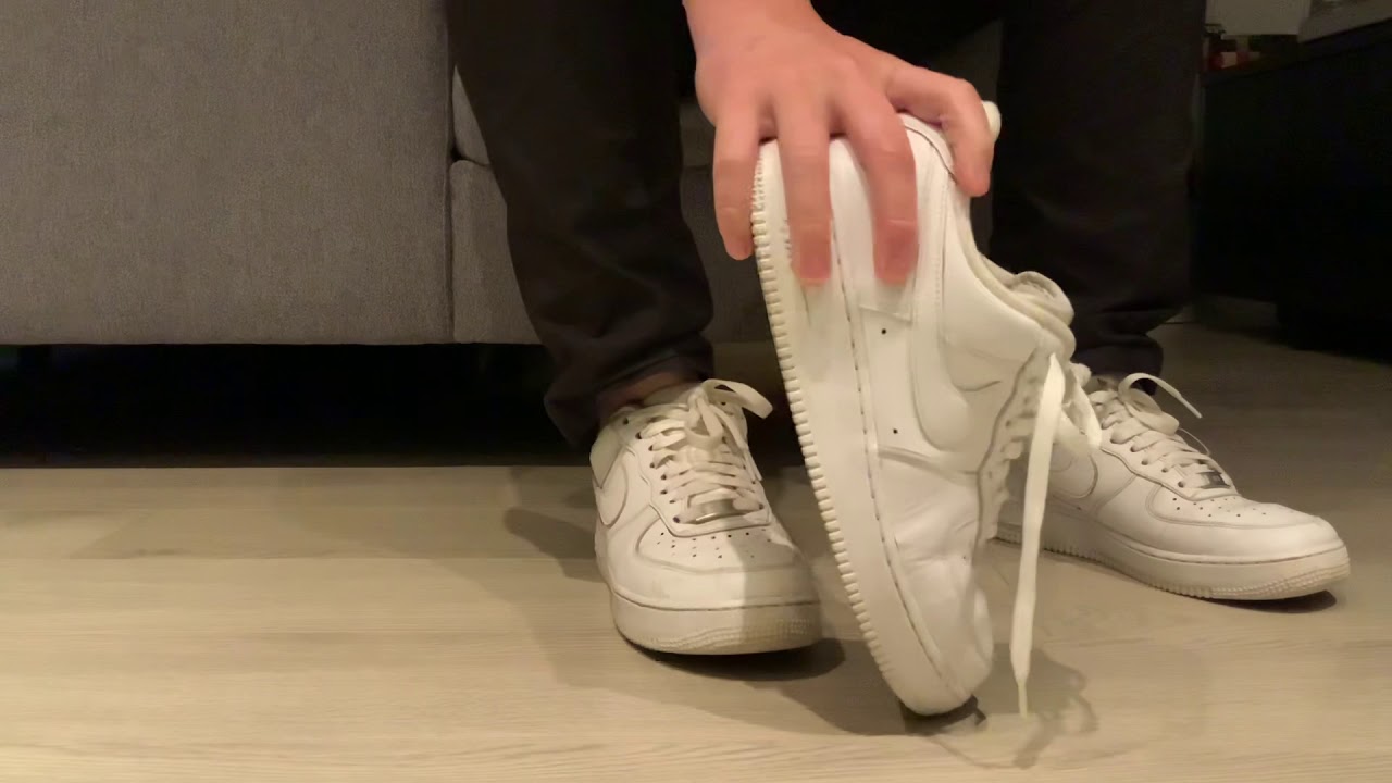 Sockless Sweaty Air Force 1 crush new Air Force 1