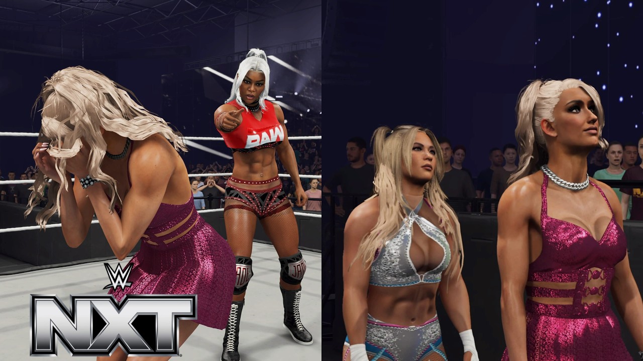 WWE 2K25 NXT - BLAKE MONROE TRIES TO SNEAK ATTACK JADE CARGILL AGAIN + ZARIA'S SEGMENT