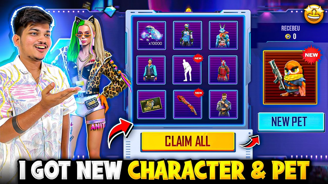 I Got New Character ANITA😍 And New OWL Pet || Everything In 90%OFF💎😱-Garena Free Fire