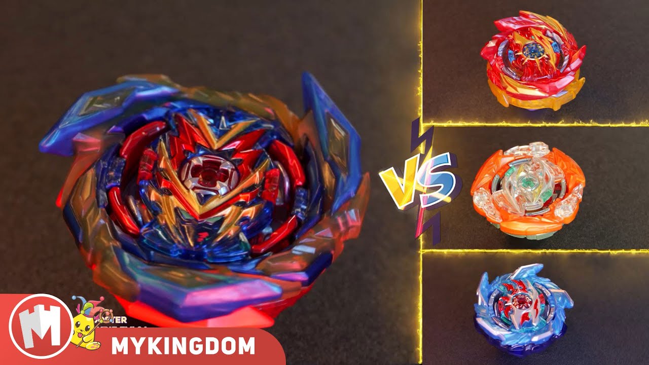 [BEYBLADE BATTLE] B-163 Booster Brave Valkyrie Ev' 2A và các Beyblade khác