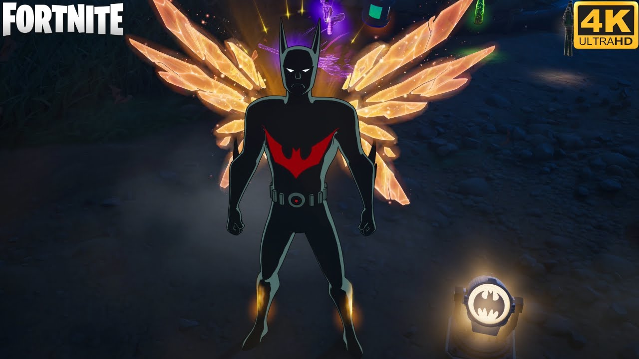 Batman Beyond Skin Gameplay - Fortnite (4K 60FPS)