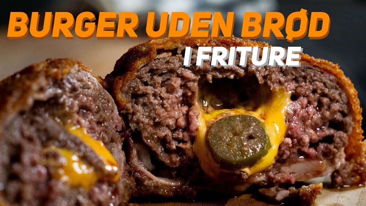 Friturestegt BURGER uden BR&Oslash;D - GastroFun