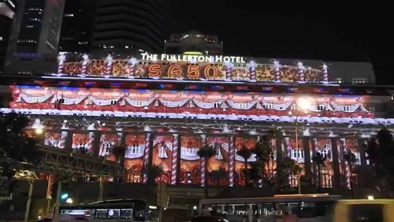 Fullerton Hotel (SG50) - ‘A Celebration of Our Heritage’ Light Show