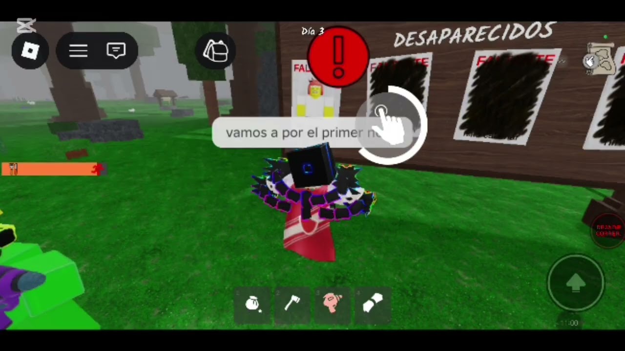 Jugando con dos amigos a 99 noches en el bosque parte uno