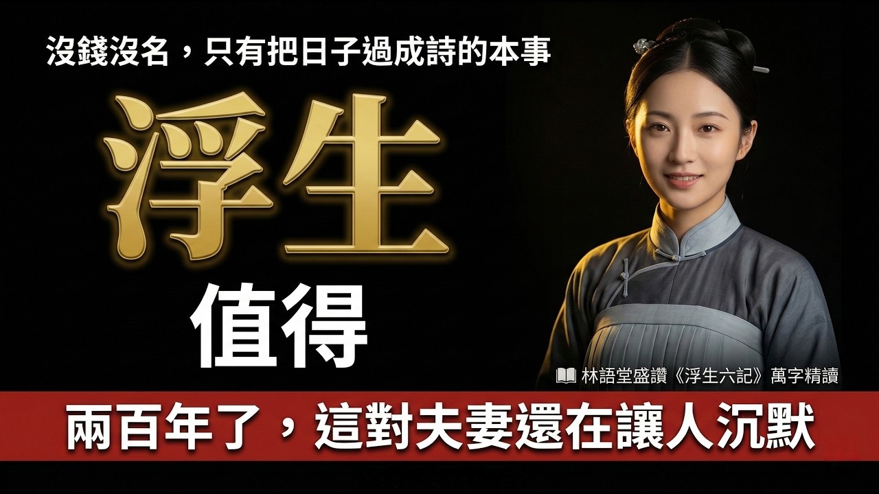 讀懂《浮生六記》才明白：這一生，能遇到一個真的懂你的人，有多難