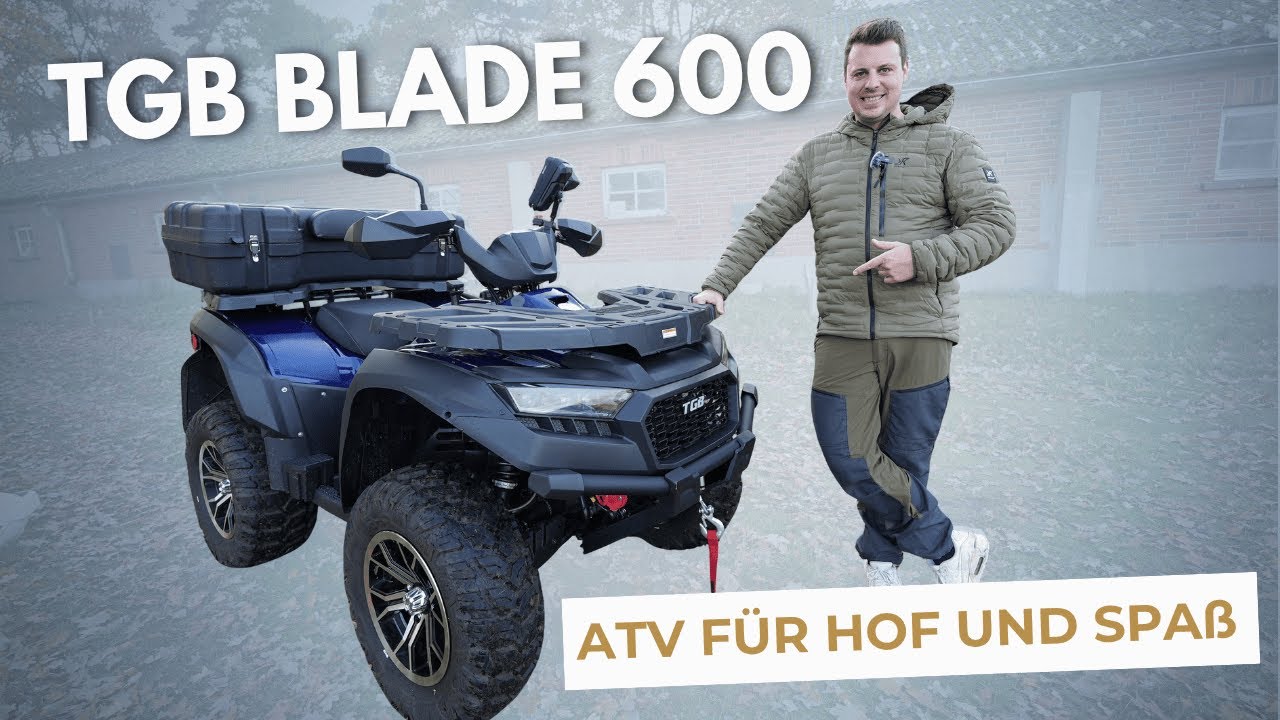 Macht richtig Spaß und hilft im Alltag!💥 Unser ATV/Quad: TGB Blade 600😍