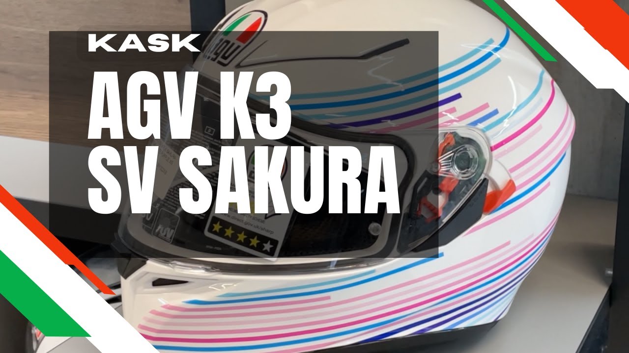 Sportowa turystyka w dobrej cenie - Kask AGV K3 SV Sakura