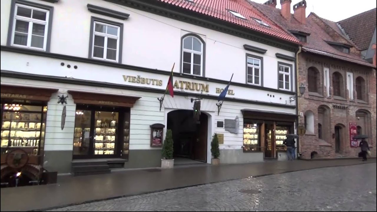 A rainy day in Vilnius