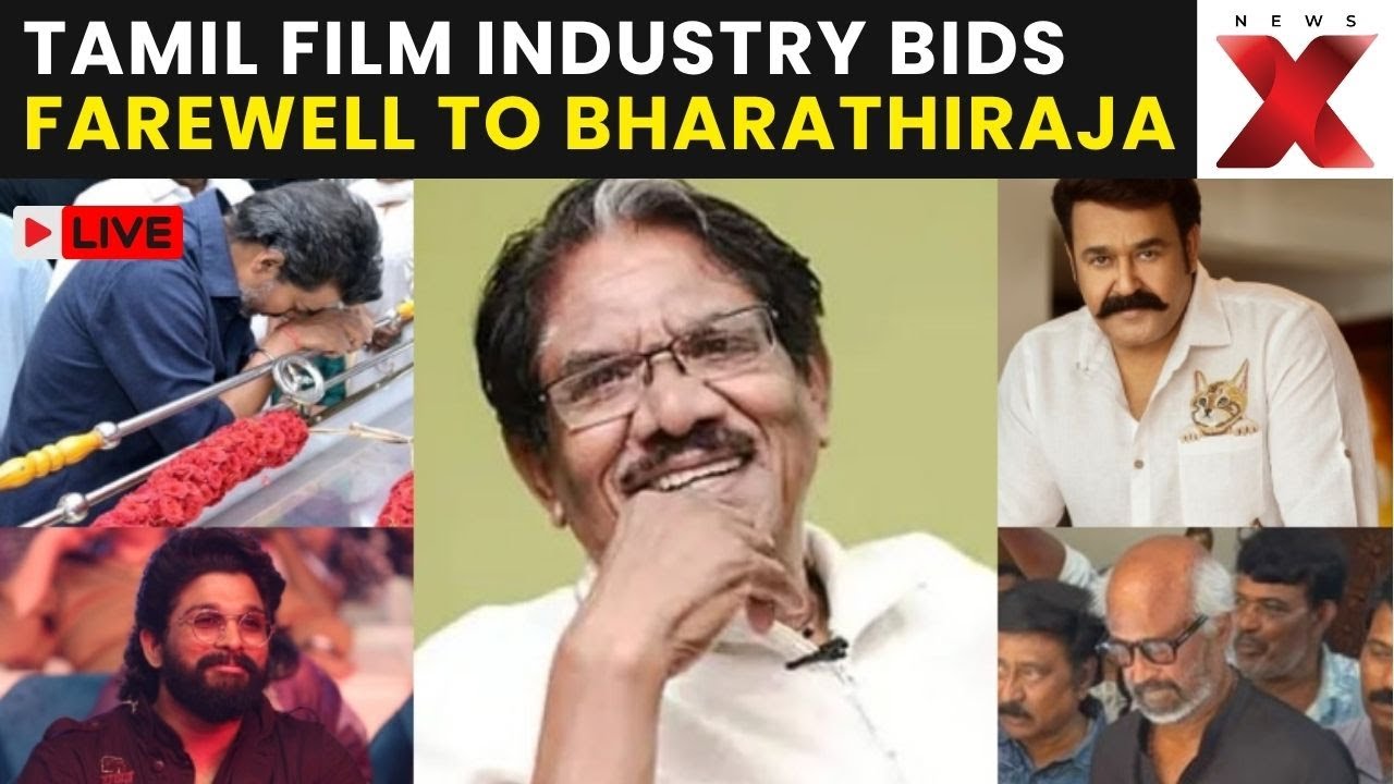 Bharathiraja Passes Away LIVE: Actors, Leaders Pay Tribute To Tamil Cinema Legend | LIVE FUNERAL