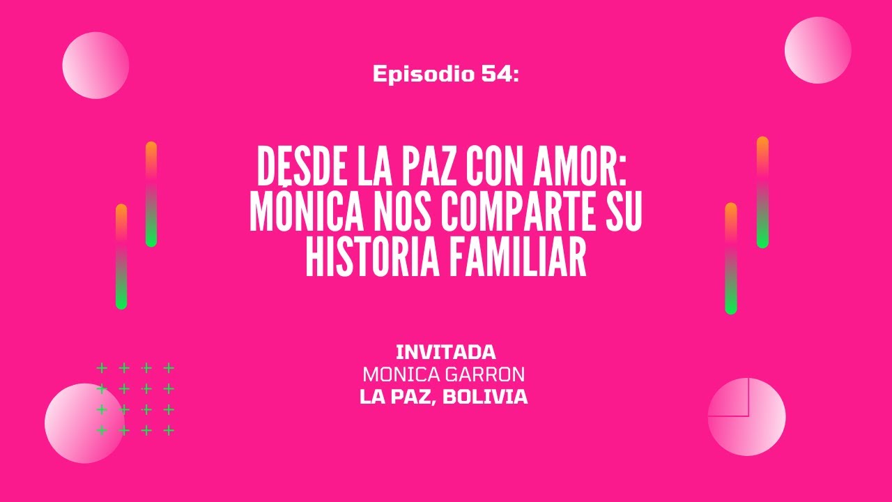 Episodio #54 - Desde La Paz con Amor: Mónica nos comparte su historia Familiar