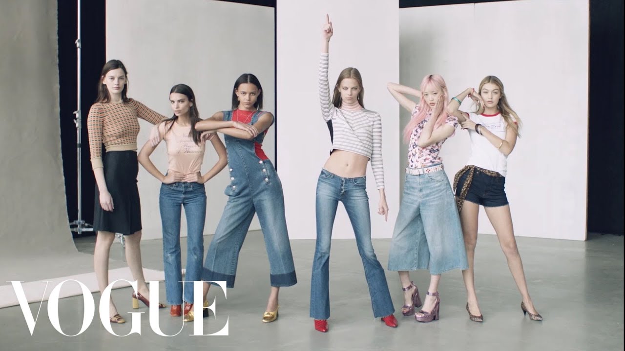 6 Models Make Moves in Spring’s Most Personal Denim - Vogue