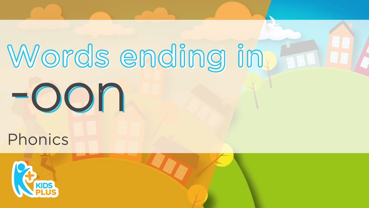 Phonics  |  Words ending in the sound -oon | Grade 1 English | Rhyming Words