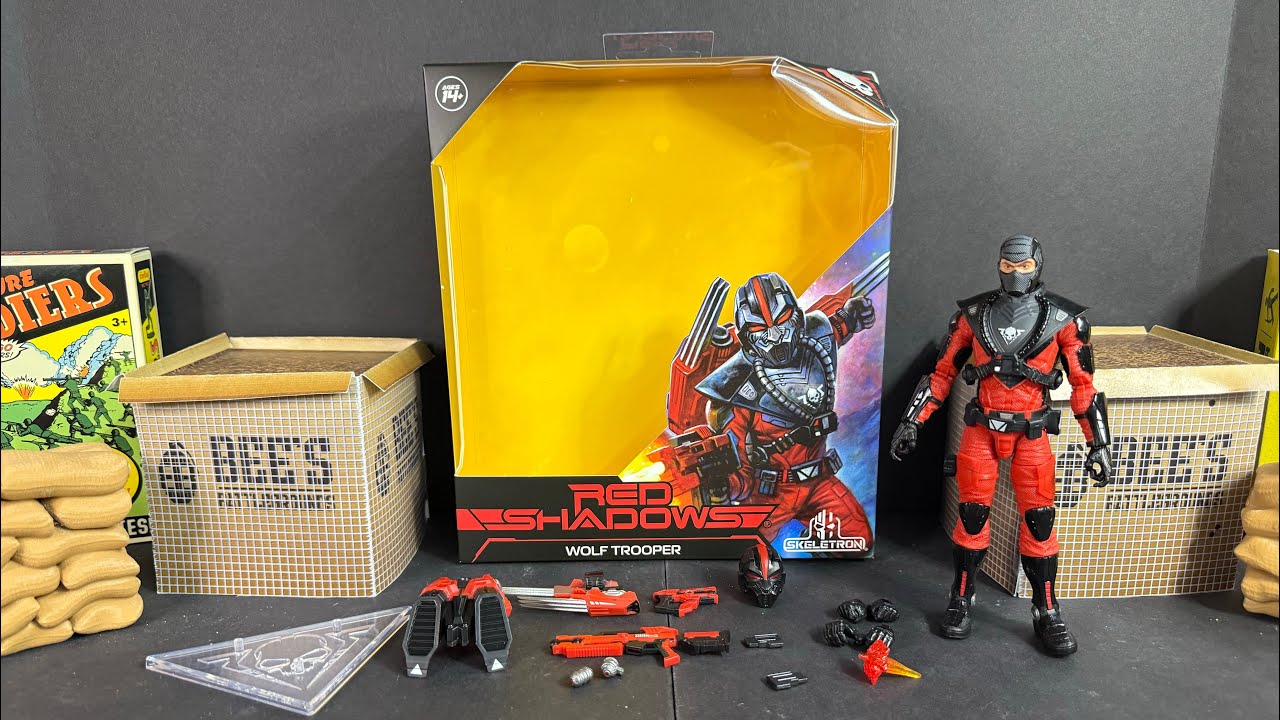 Skeletron Red Shadows Wolf Trooper масштаб 1/12