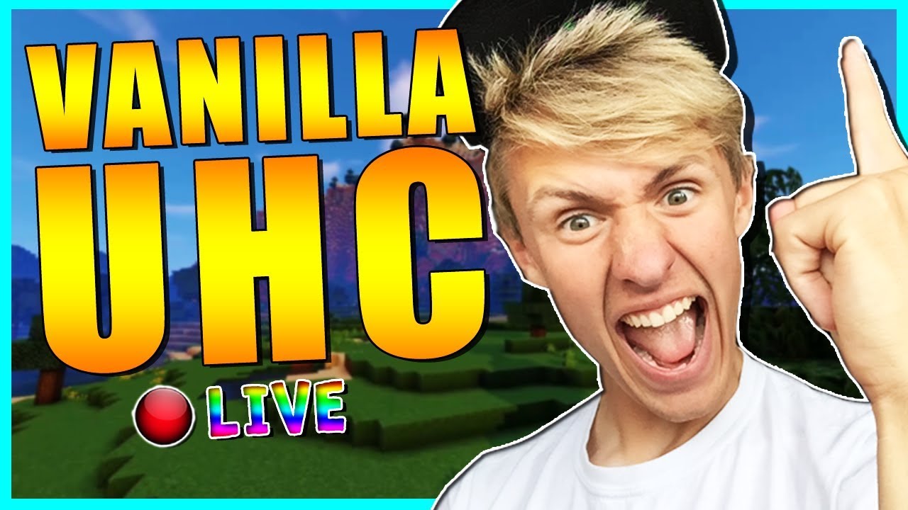 🔴 VANILLA UHC WITH 50 PEOPLE!? | MINECRAFT LIVESTREAM | COME PLAY!