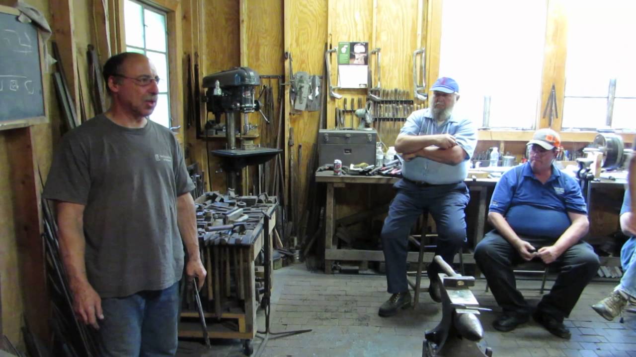 Peter Ross blacksmithing demonstration