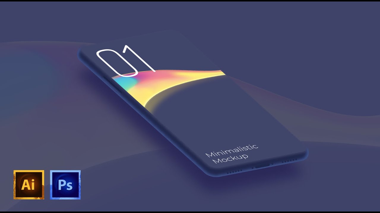 How to Create 3d Smartphone Mockup in Adobe Illustrator CC and Adobe Photoshop CC