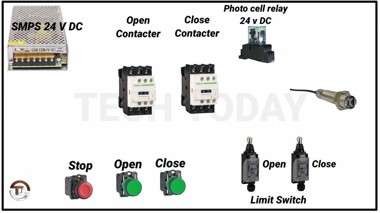 Boom Barrier control system / Power wiring /Gate system / sensor controlling / TECH TODAY