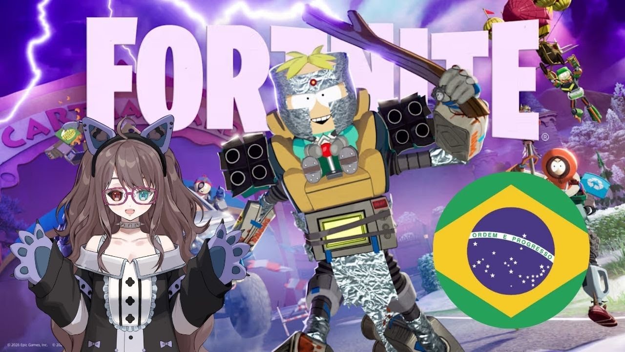Jogando com voces a Fortnite