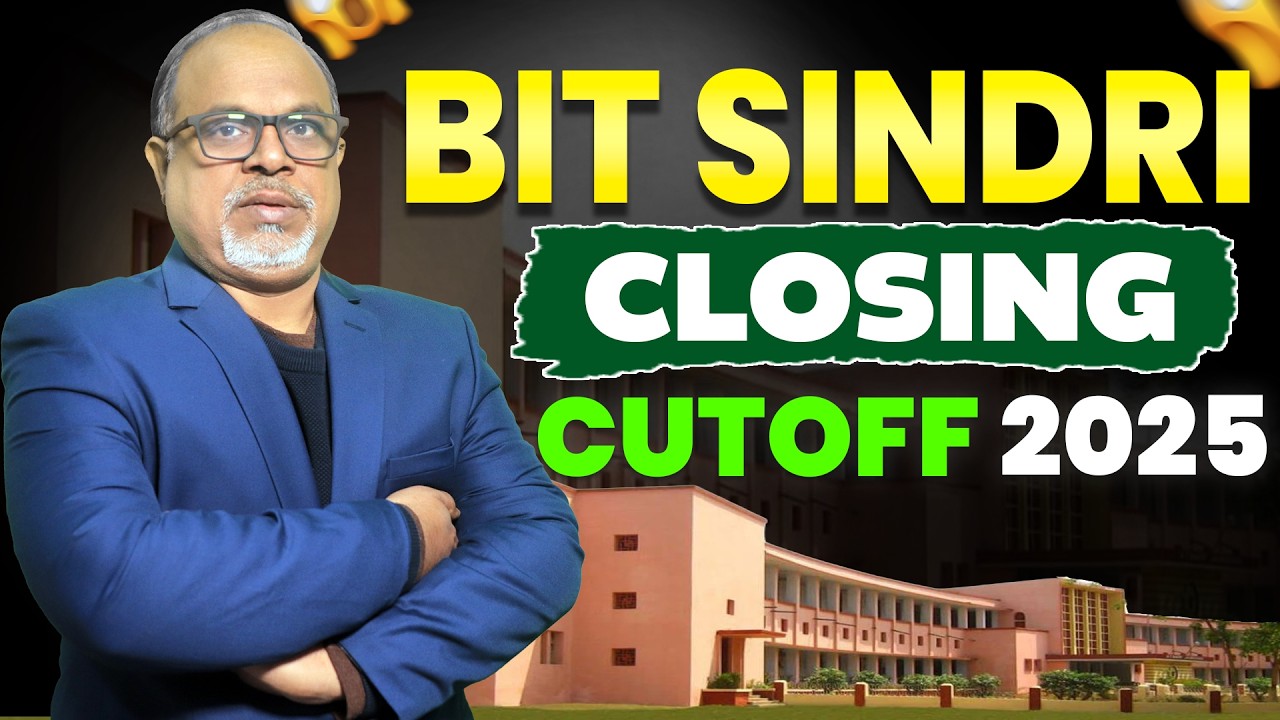 BIT Sindri Cutoff 2025 Released 🚨 | CSE Closing Rank & All Branch Cutoff#jeeproblems