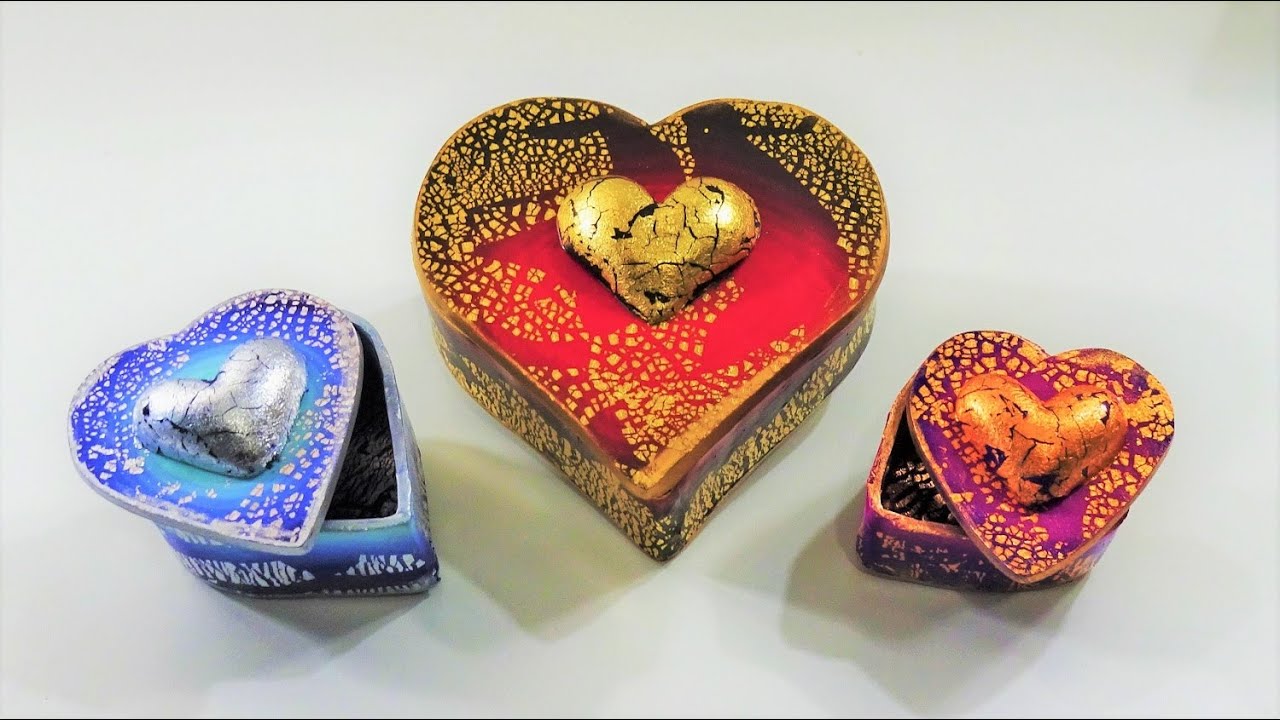 Heart Box in Polymer Clay, a Tutorial.