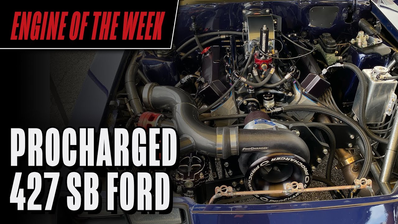 Двигатель Ford Small Block 427 куб. дюймов ProCharged