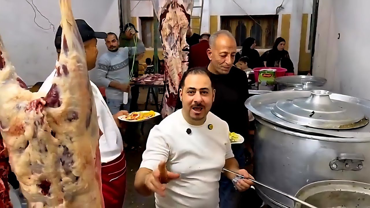 طريقه عمل الكمونيه كرشه وفشه ولحمه راس والطعم عظمه مع الشيف محمد الجمل 01009220267 👌🐃