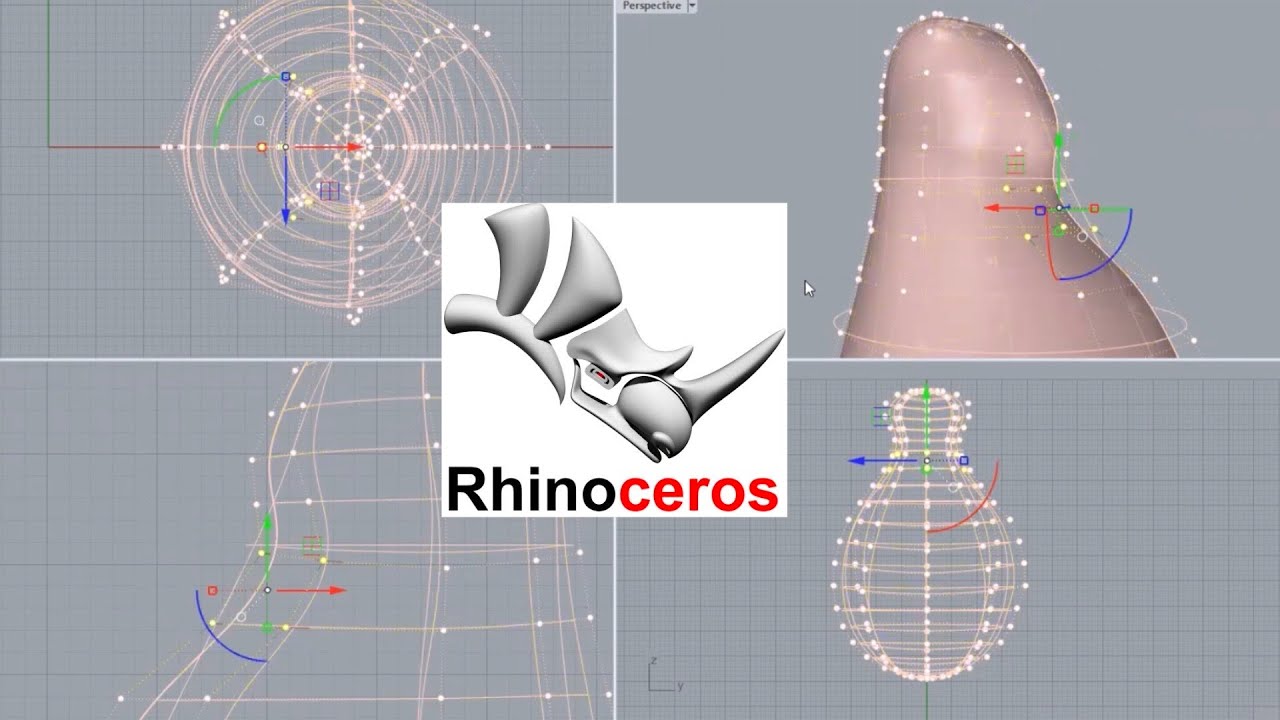 Simple Character modeling in Rhinoceros.