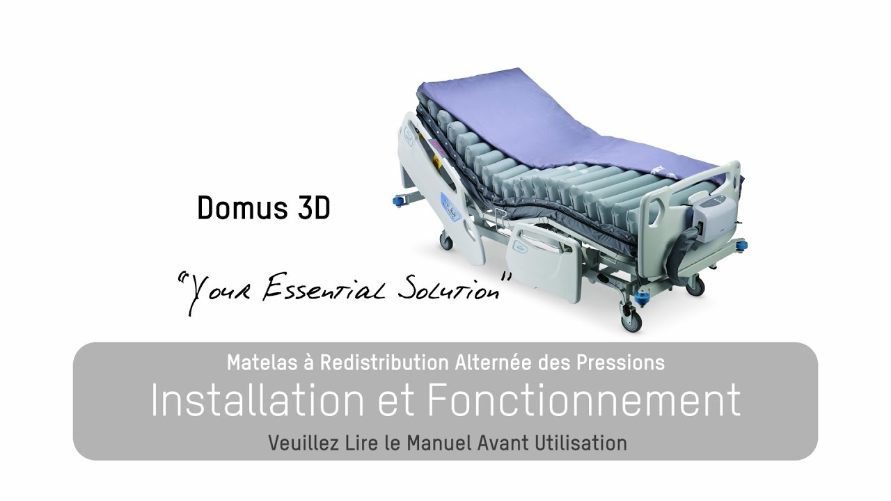 (FR) Domus 3D Installation et Fonctionnement | Prévention des ulcères de pression