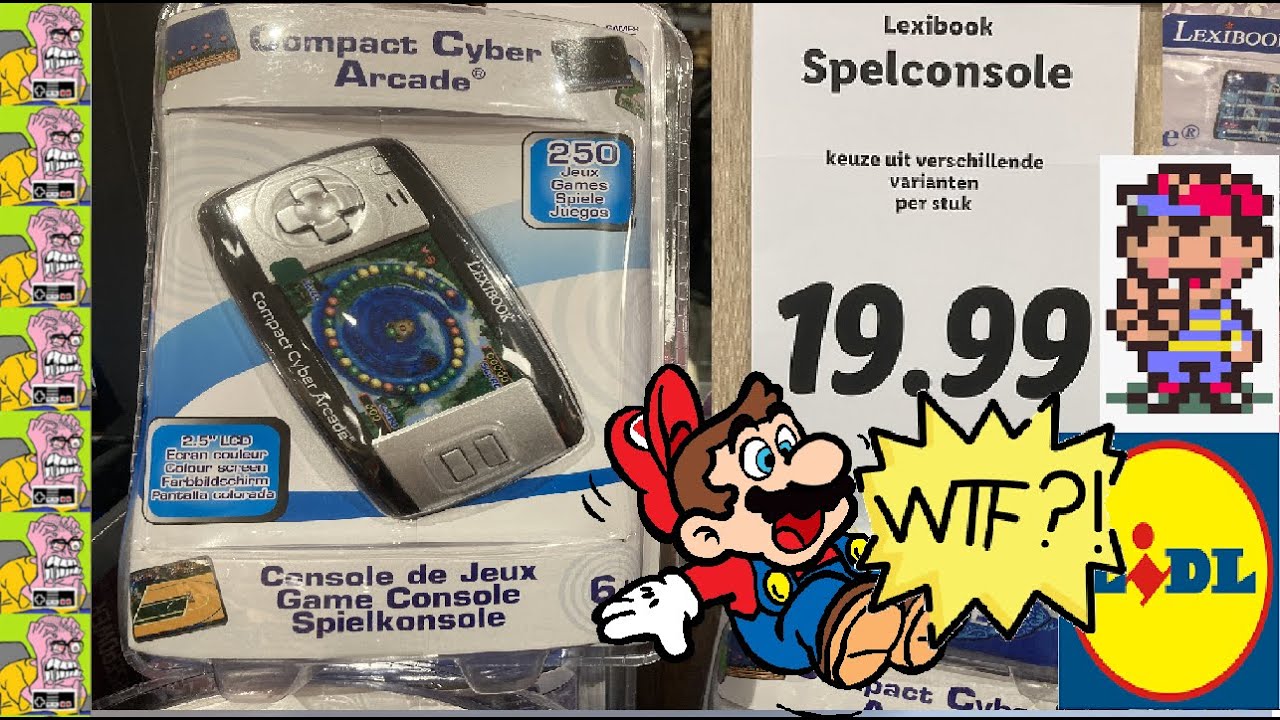 LEXIBOOK Compact Cyber ​​Arcade - 250 игр в 1 (LIDL &euro; 19,99) Earthbound, secret of mana WTF!?