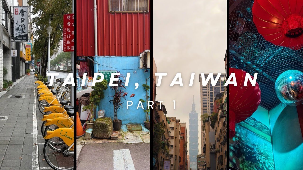 Work in Taipei Pt.1 🇹🇼 | Chill weekend traveling through Taipei 🧳 폭풍전야: 출장 근무 이전 타이페이 탐험