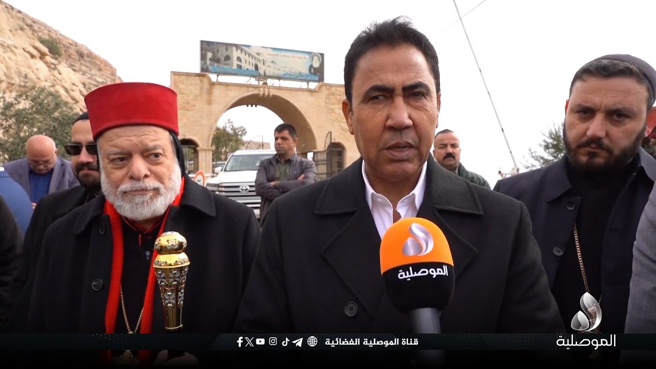 محافظ نينوى يفتتح طريق دير مار متي.. ويؤكد العمل على تقديم الخدمات لجميع المكونات