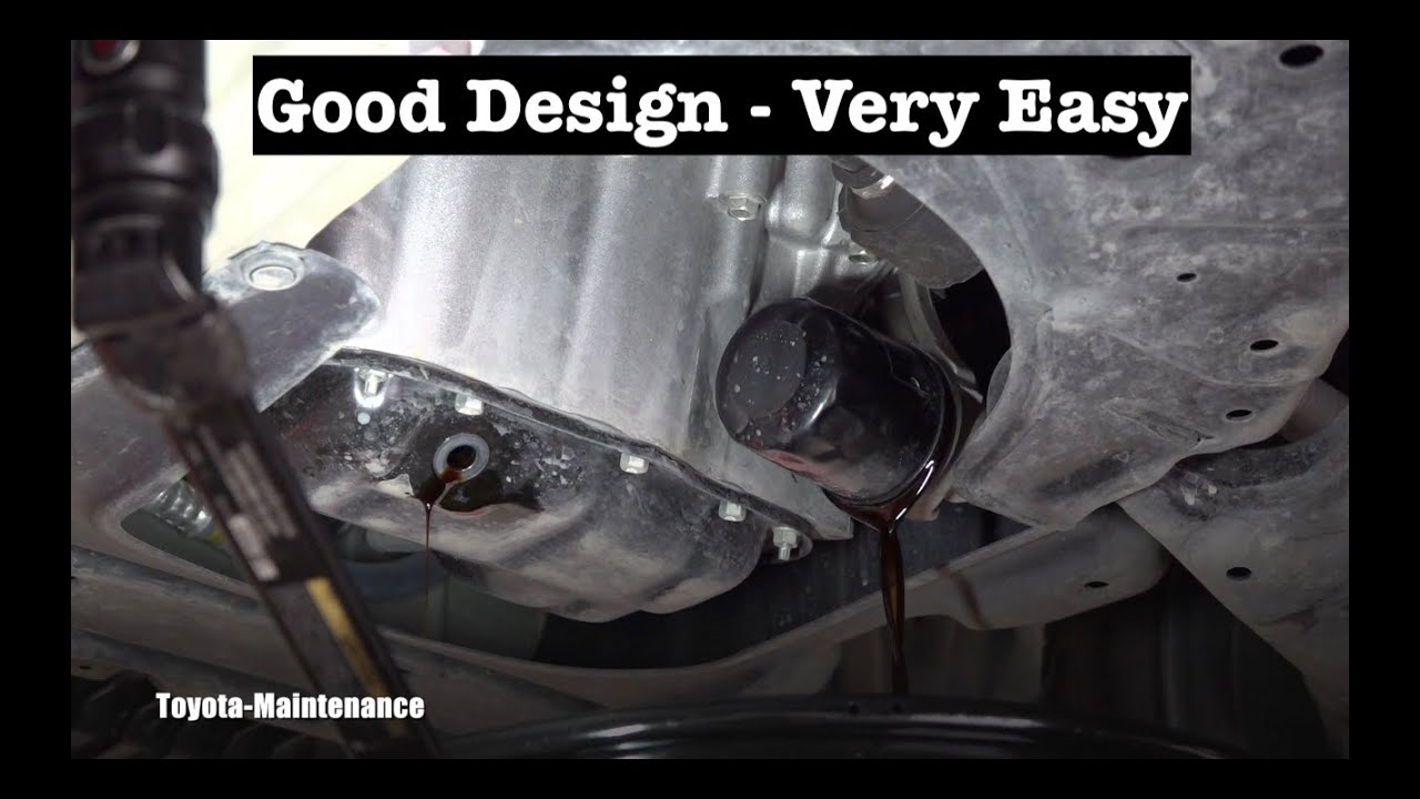 2018 Toyota Corolla engine oil and filter change