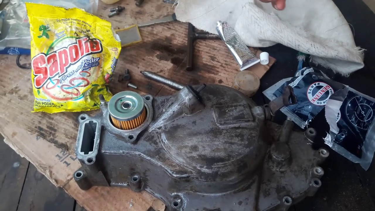 CAMBIO DE DISCOS DE UNA MOTO TVS KING