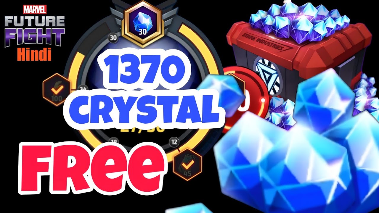 Free 1370 crystals per month | how to get free crystals in marvel future fight | marvel future fight