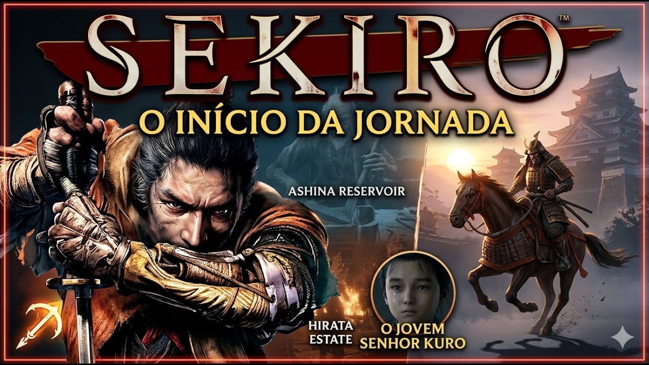 Sekiro - O Início da Minha Jornada Nesse Jogão - Gameplay Detonado - 001