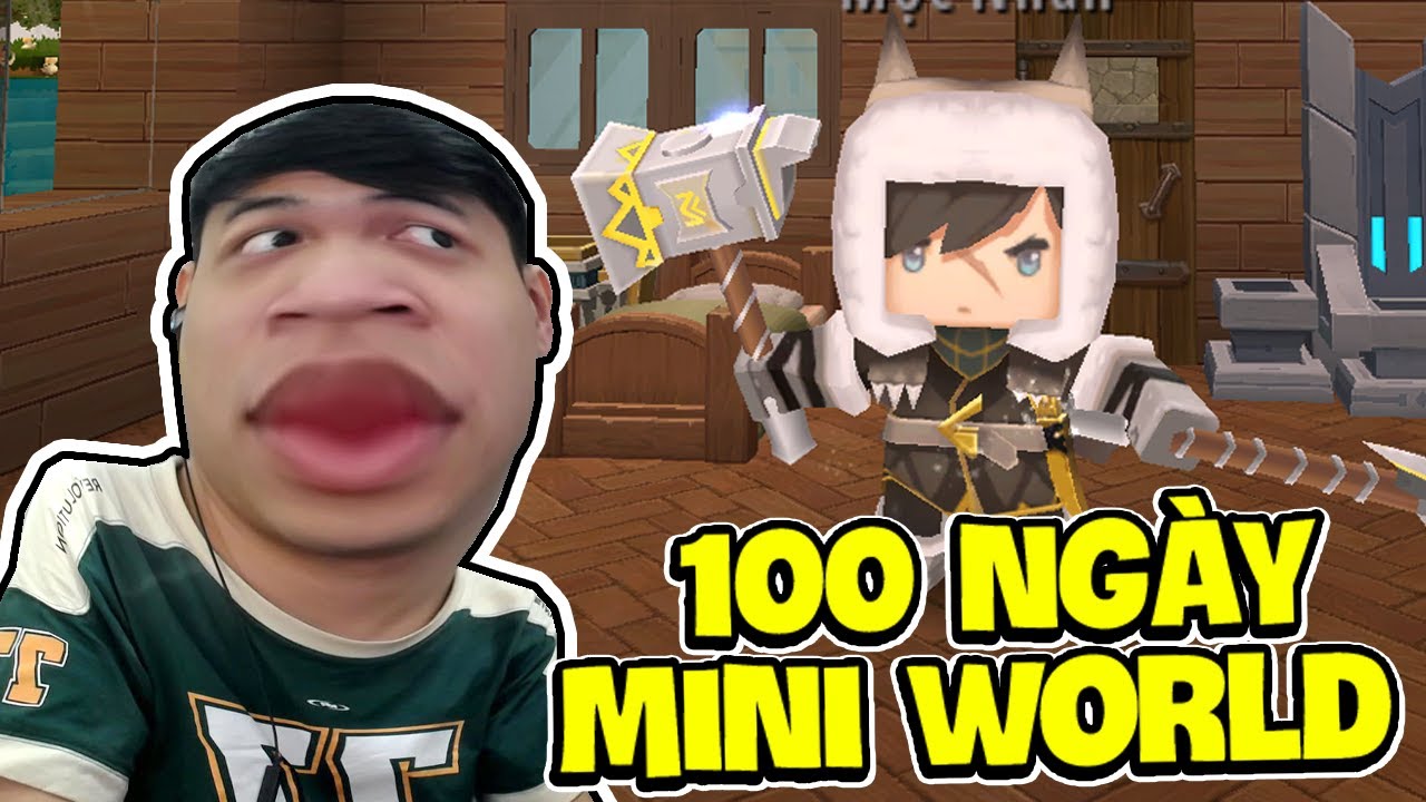 Siro 100 Ng&agrave;y Sinh Tồn Hư Kh&ocirc;ng Mini World Nhưng L&agrave; Livestream