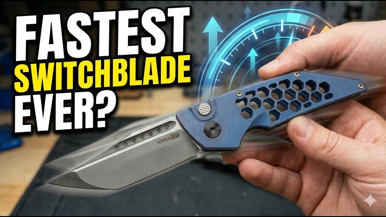 Самый быстрый складной нож в истории? Hypercut MFG Dharma