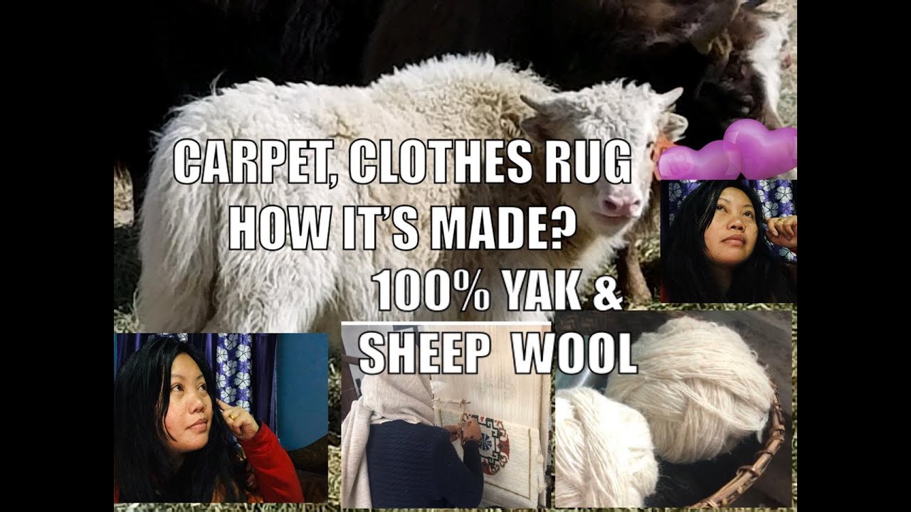 CARPET , CLOTHES AND RUG , HOW IT’S MADE? FROM YAK AND SHEEP WOOL  🇵🇭 filipina in Nepal 🇳🇵