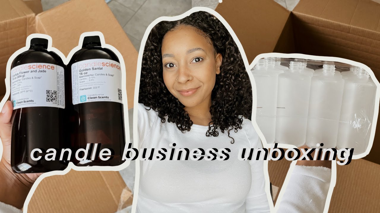 Unboxing Candle Business Inventory | Candle Science, Flaming Candle Company, + Uline
